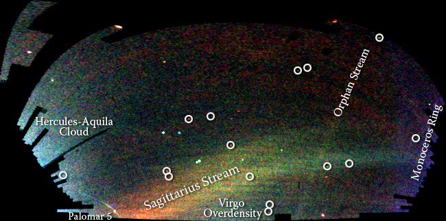 The SDSS Field of Streams in the Milky Way